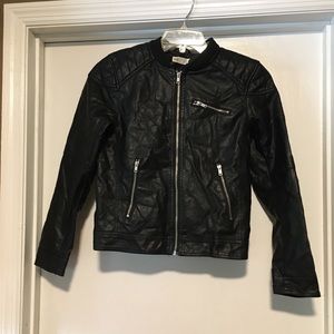 Faux Leather Jacket